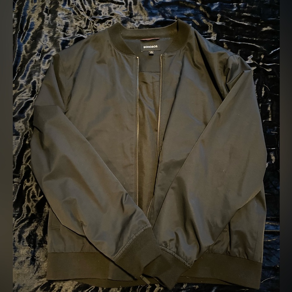 Black Bonobos Bomber Jacket Size XL
